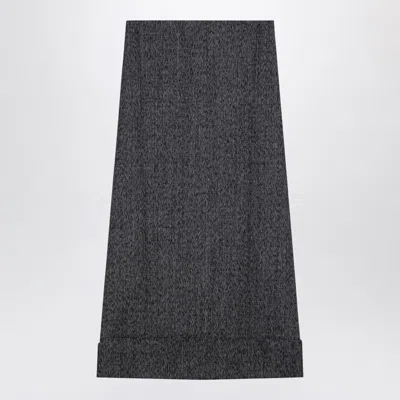PRADA PRADA MIDI SKIRT IN MOULINÉ