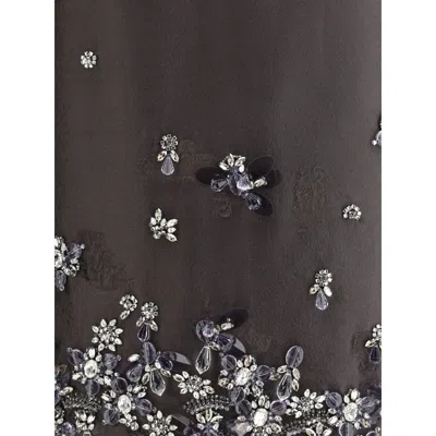 PRADA MIDI SKIRT WITH CRYSTALS