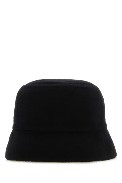 PRADA MIDNIGHT BLUE CASHMERE BUCKET HAT