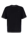 Prada Midnight T-shirt With Short Sleeves In Blue