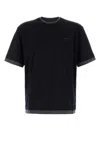 Prada Midnight T-shirt With Short Sleeves In Black