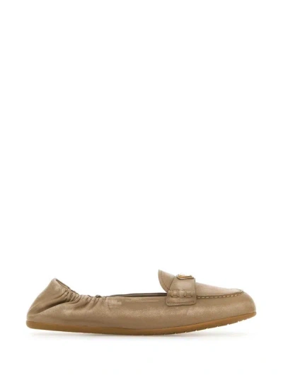 Prada Midnight Blue Suede Loafers