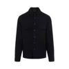 Prada Midnight Blue Wool Bled Shirt