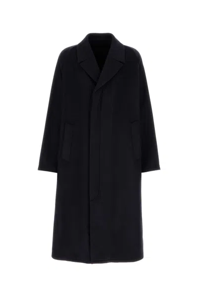 Prada Midnight Blue Wool Blend Coat