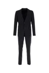 Prada Completo In Misto Lana Nera  Uomo In Black