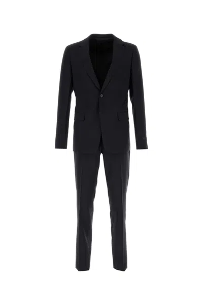 PRADA MIDNIGHT BLUE WOOL BLEND SUIT