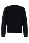 Prada Men Midnight Blue Wool Blend Sweater, Xl Luxury Sweaters & Knitwear For Men Darveys In Blue