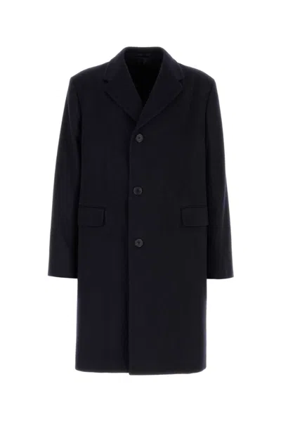 PRADA MIDNIGHT BLUE WOOL COAT