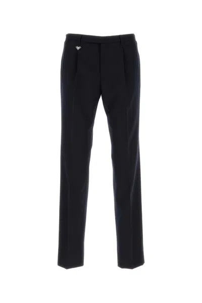 PRADA MIDNIGHT BLUE WOOL PANT
