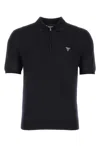 Prada Midnight Blue Wool Polo Shirt In Blue