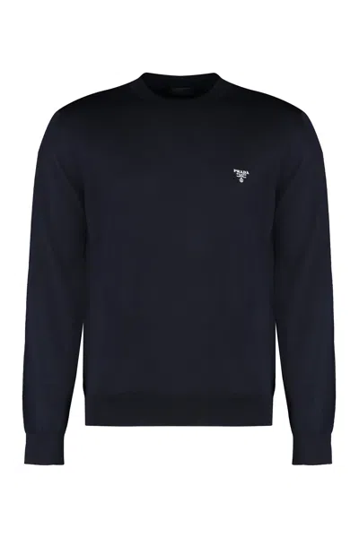 Prada Midnight Blue Wool Sweater