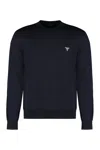 Prada Midnight Blue Wool Sweater In Blue