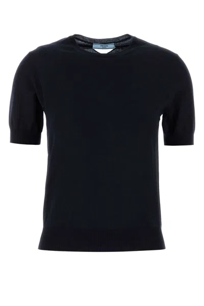 Prada Midnight Blue Wool Sweater