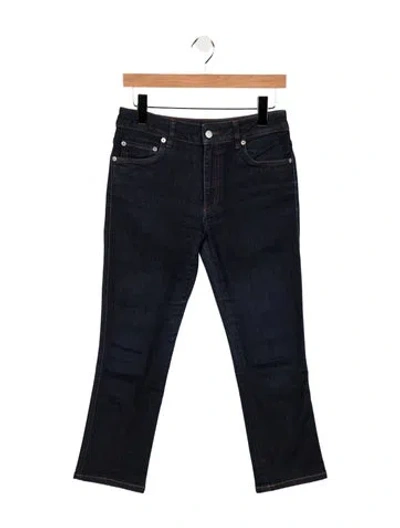 Pre-owned Prada Mid-rise Flared Jeans In Blue