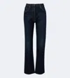 Prada Mid-rise Straight Jeans In Blue