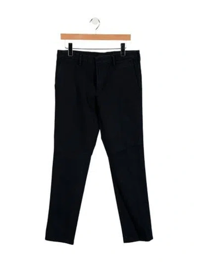 Pre-owned Prada Mid-rise Straight Leg Jeans In Blue