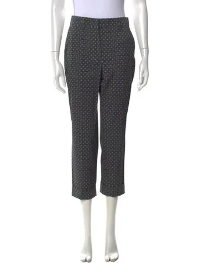 Pre-owned Prada Mid-rise Straight Leg Jeans In Blue