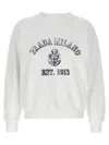 Prada Milano Est Sweatshirt In White