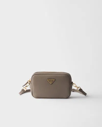 Prada Mini Bag Aus Leder In Brown
