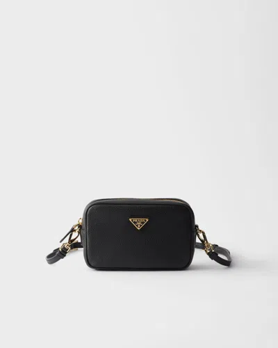 Prada Mini Bag Aus Leder In Black