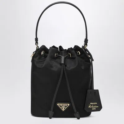 PRADA PRADA  MINI BAG RE-EDITION 1978 IN BLACK RE-NYLON