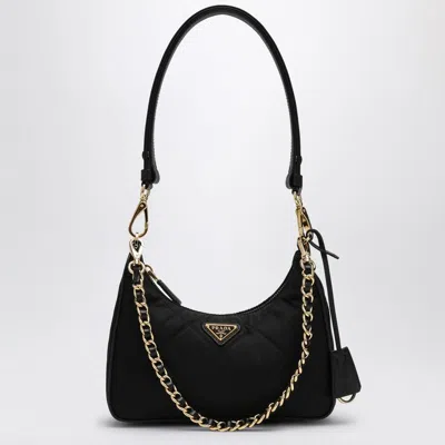 PRADA PRADA MINI BAG RE-EDITION 1995 CHAÎNE BLACK WOMEN