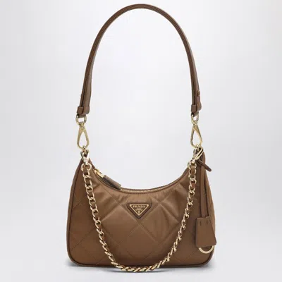 Prada Mini Bag Re-edition 1995 Chaîne Brandy Colour