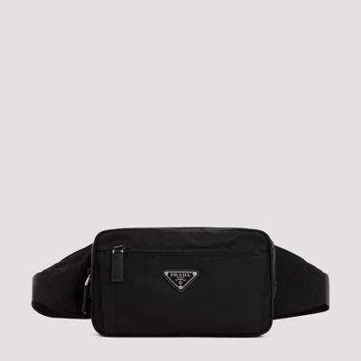 Prada Mini Belt Bag In Black