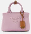 Prada Mini Double Handle Shoulder Bag In Pink