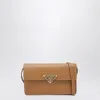 Prada Mini Caramel-coloured Bag In Saffiano Women In Brown
