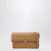 Prada Mini Caramel-coloured Bag In Saffiano Women