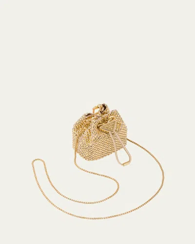 Prada Mini Crystal Pouch Crossbody Bag