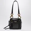 Prada Mini Dangle Handbag Black In Black