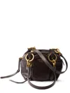 Prada Mini Dangle Tote Bag In Braun