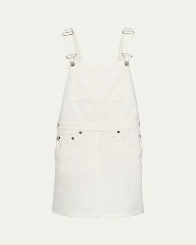 PRADA MINI DENIM OVERALLS DRESS