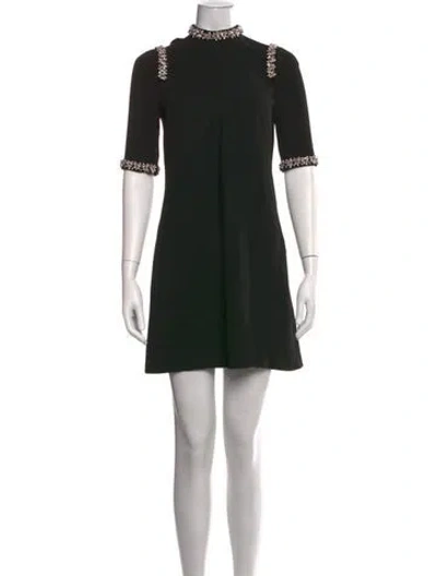 Pre-owned Prada Mini Dress In Black