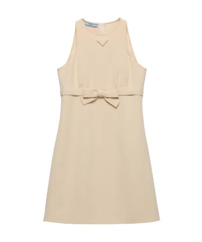 PRADA SABLÈ COMPACT MINI-DRESS