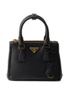 Prada Galleria Saffiano Leather Mini Bag In Gray