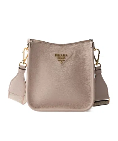 PRADA MINI LEATHER SHOULDER BAG