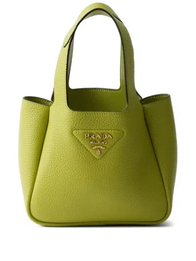 Prada Mini Leather Tote Bag