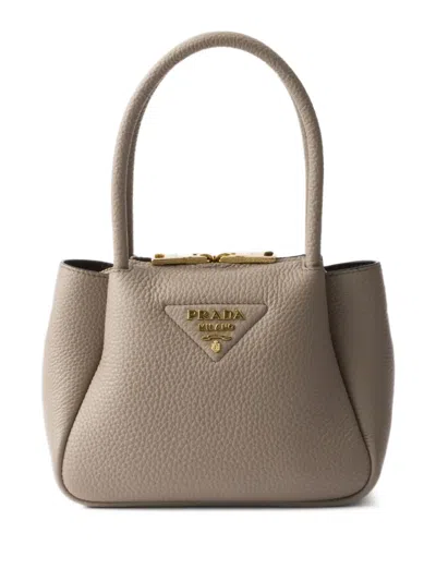 Prada Mini Leather Tote Bag