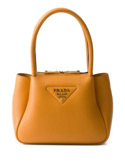 Prada Mini Leather Tote Bag