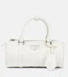 Prada Mini Nappa Antique Tote Bag In White