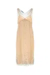 Prada Skin Pink Nylon Dress In Pink