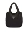 Prada Soft Padded Re-nylon Mini-bag In Black
