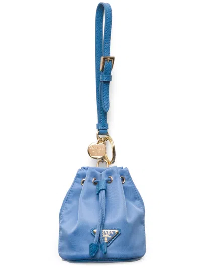 Prada Mini Re-edition 1978 Bag In Blue