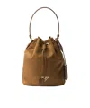 Prada Re-edition 1978 Bucket Bag In Brandy