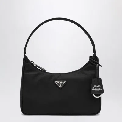 Prada Mini  Re-edition 2000 In Black Re-nylon