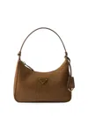 Prada Re-edition 2005 Re-nylon And Saffiano Mini Bag In Brown