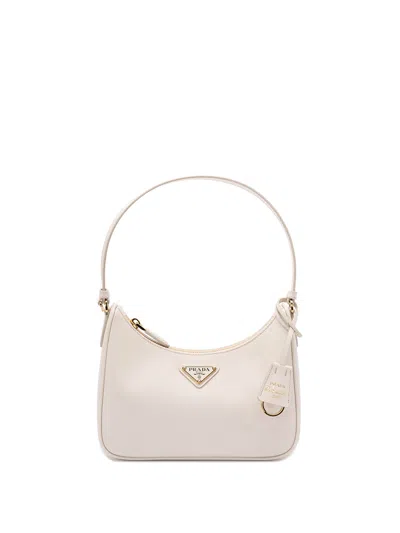 Prada Mini Re-edition In White